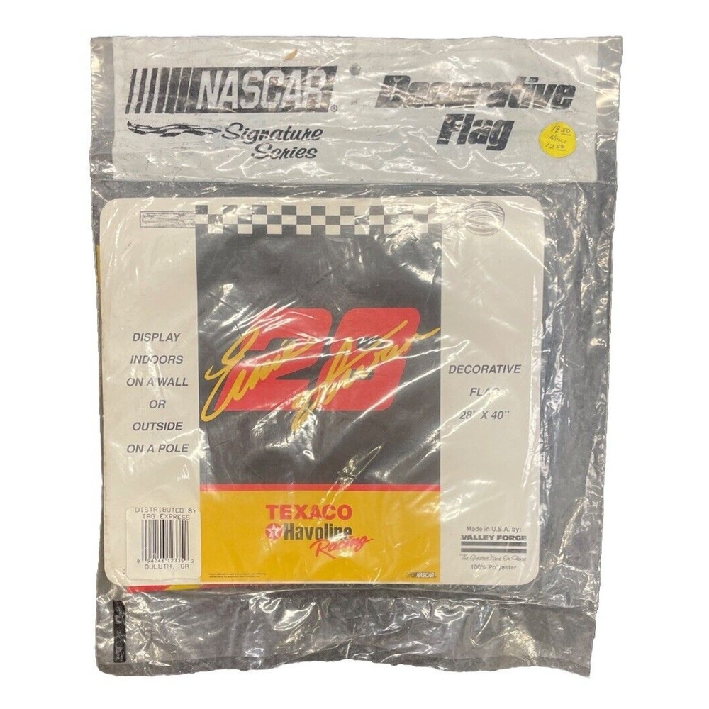 Ernie Irvan #28 Texaco NASCAR Signature Series Decorative Flag 28"‎ X 40"